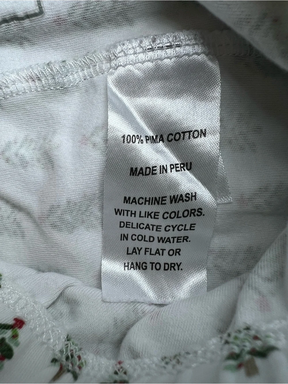 Lila and Hayes Grayson Kids White Christmas Tree Print Pajama Set size 18-24 M